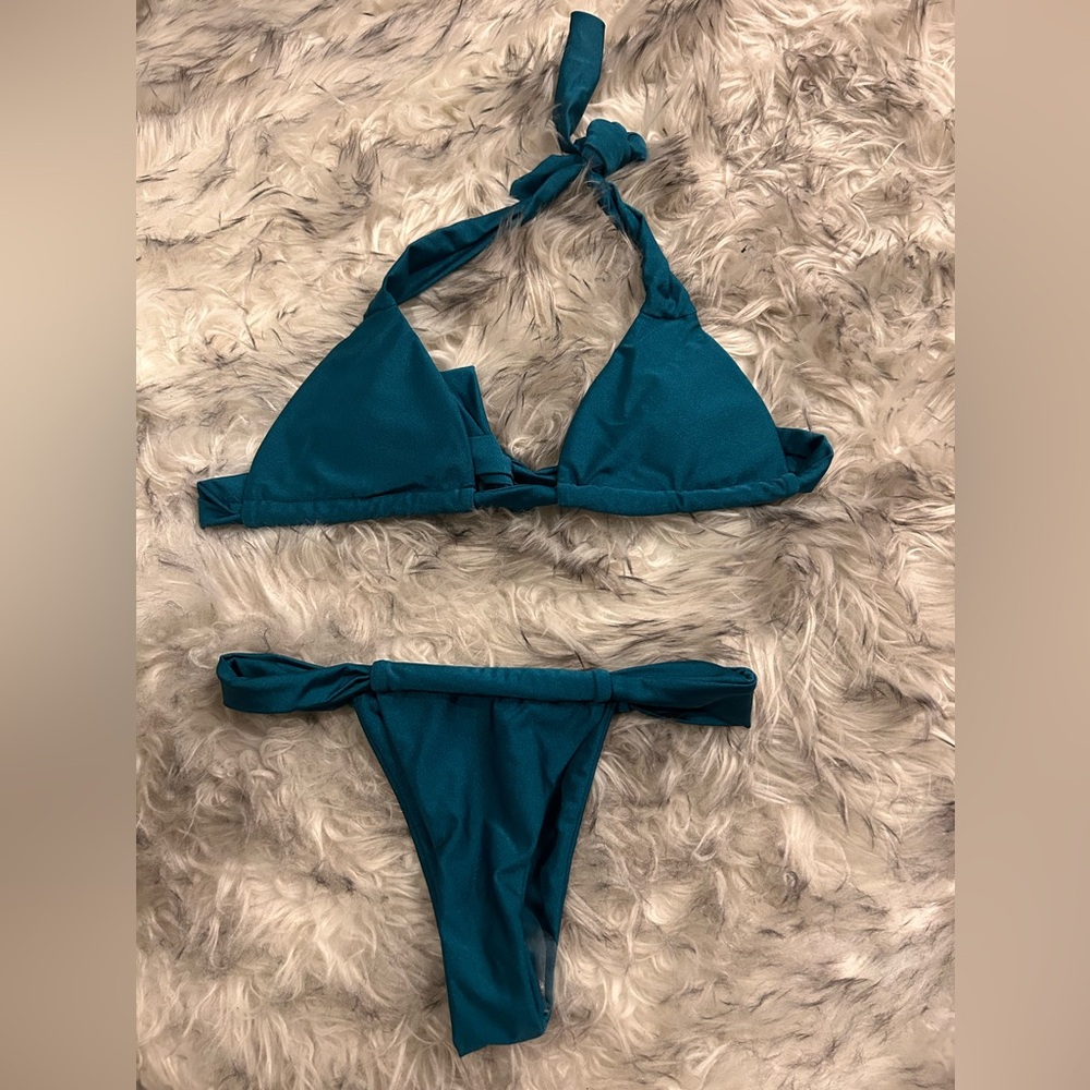 Matte Collection Never Worn Brazilian Style Bikini